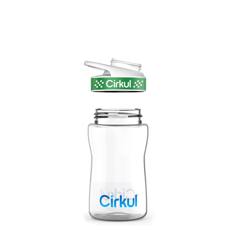 12oz. Plastic Bottle & Comfort Grip Lid