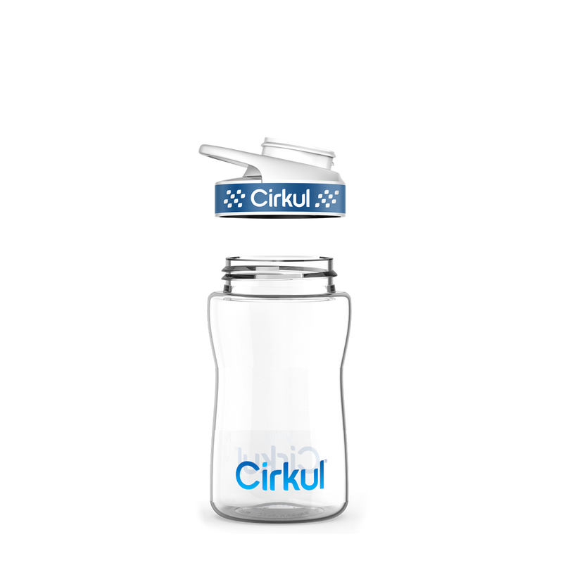 12oz. Plastic Bottle & Comfort Grip Lid
